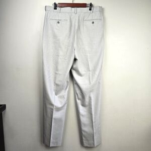 ROUNDTREE & YORKE Travel Smart Business Dress Pants Slacks Gray Mens 36W‎ 34L